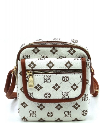 CM Monogram Crossbody Bag CM2761 IVORY